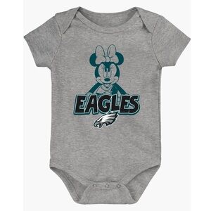 NWT NFL Eagles Minnie Mouse Disney One Piece Bodysuit